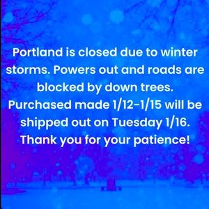 Stay safe and warm out there poshers, will be back in business soon!